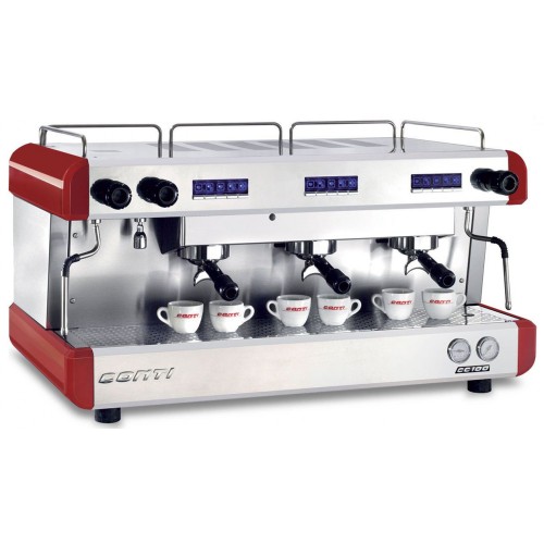 MACHINE À CAFÉ PROFESSIONNELLE TRADITIONNELLE – ÉLECTRIQUE – 3 GROUPES TRIPHASÉES – 72 KG